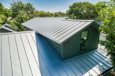 Standing seam metal roof
